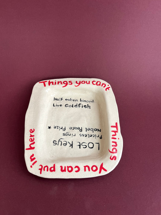 Trinket tray